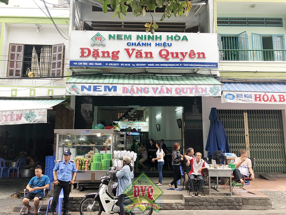 Nem Đặng Văn Quyên nổi tiếng nhất Nha Trang (16A Lãn Ông)